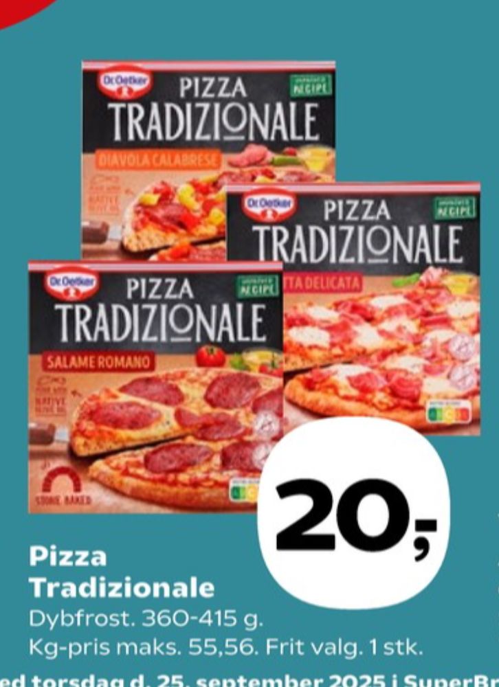Tradizionale, Speciale Pizza