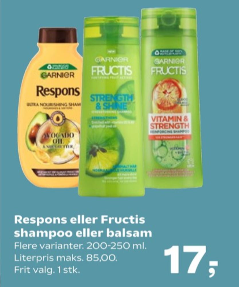 Garnier Respons, Balsam