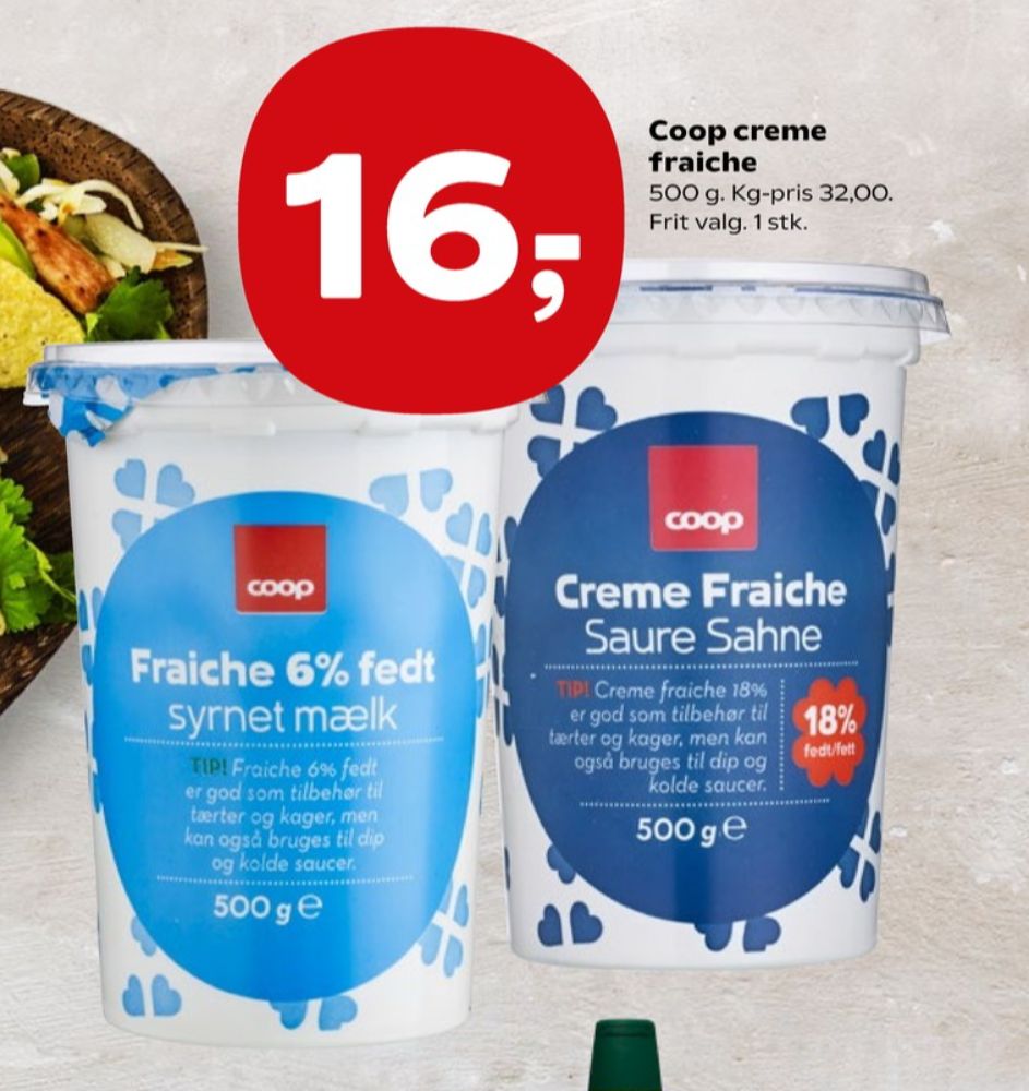 Coop, Creme Fraiche 6%