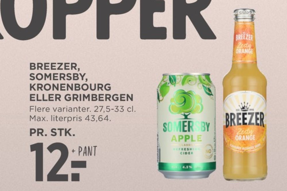 Bacardi Breezer, Zesty Orange RTD