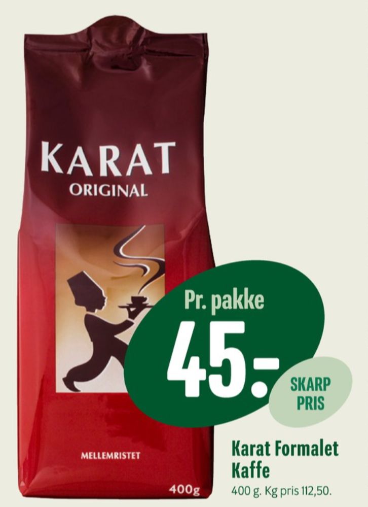 Karat Original, Kaffe Formalet