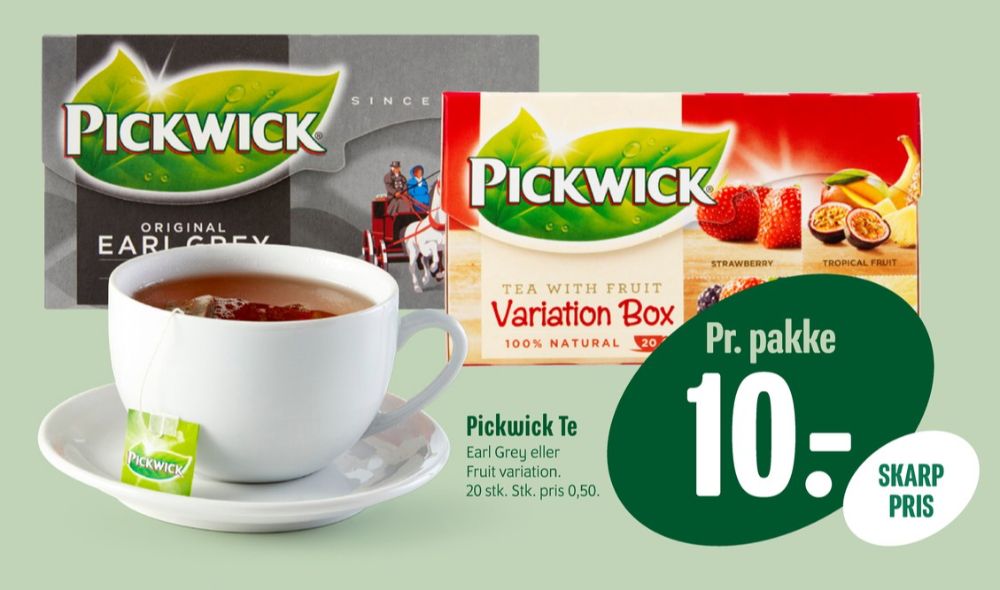 Pickwick, Tebreve