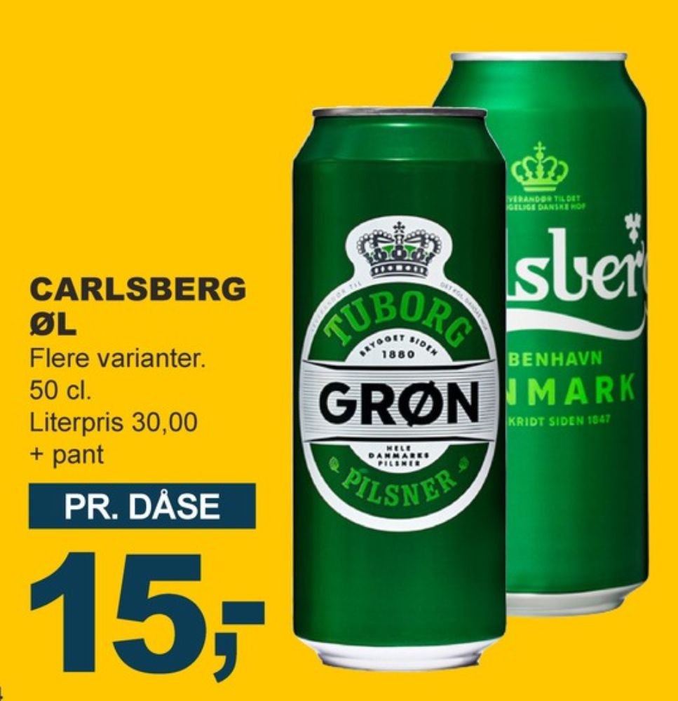 Tuborg Grøn, Øl