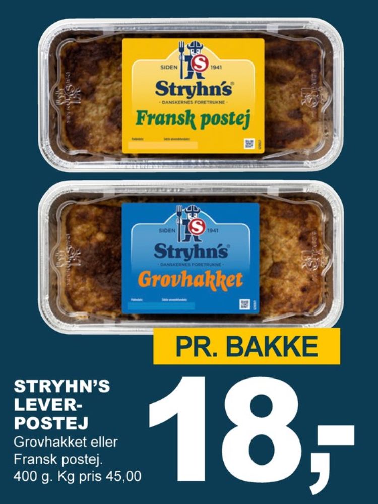 Stryhns Grovhakket, Leverpostej