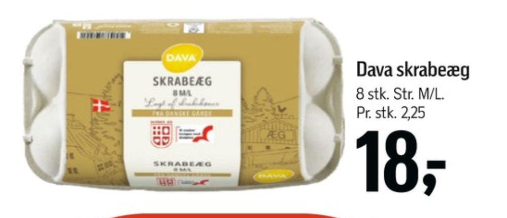 DAVA Foods, Skrabeæg M/L