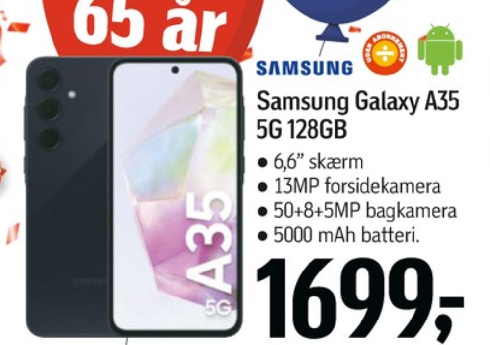 Samsung Galaxy A35, Mobiltelefon