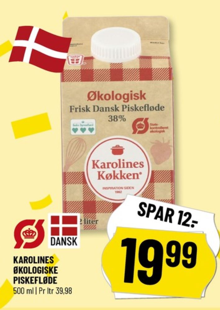 Karolines, Piskefløde 38%