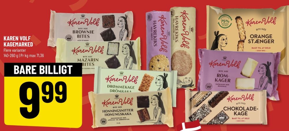 Karen Volf, Chokoladekage med kokos