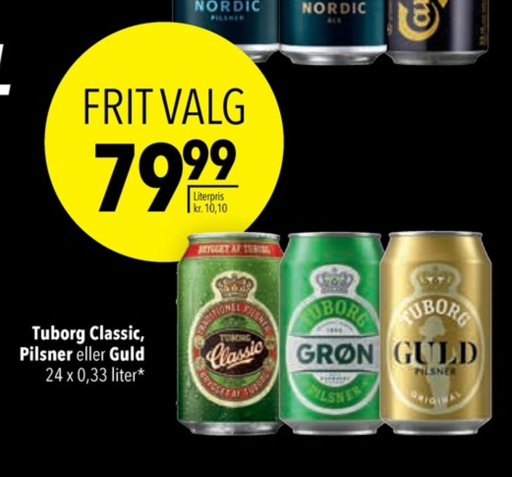Tuborg Grøn, Øl 24 pk.
