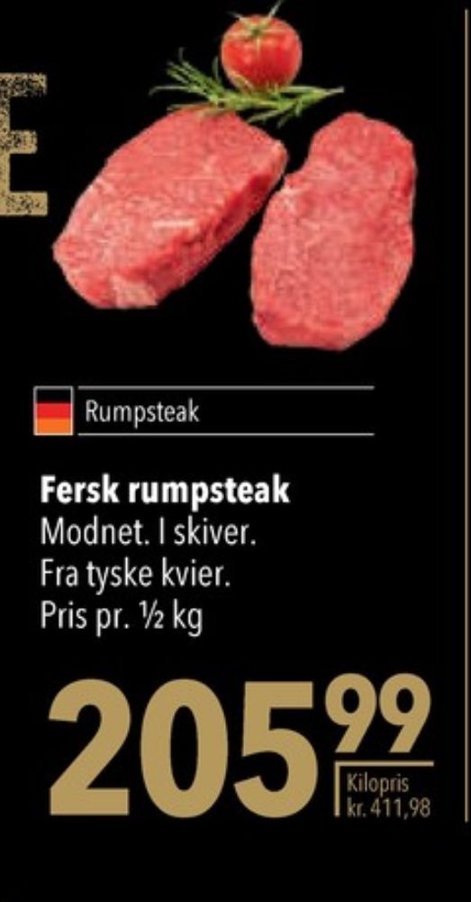 Meisterfrisch, Rumpsteak