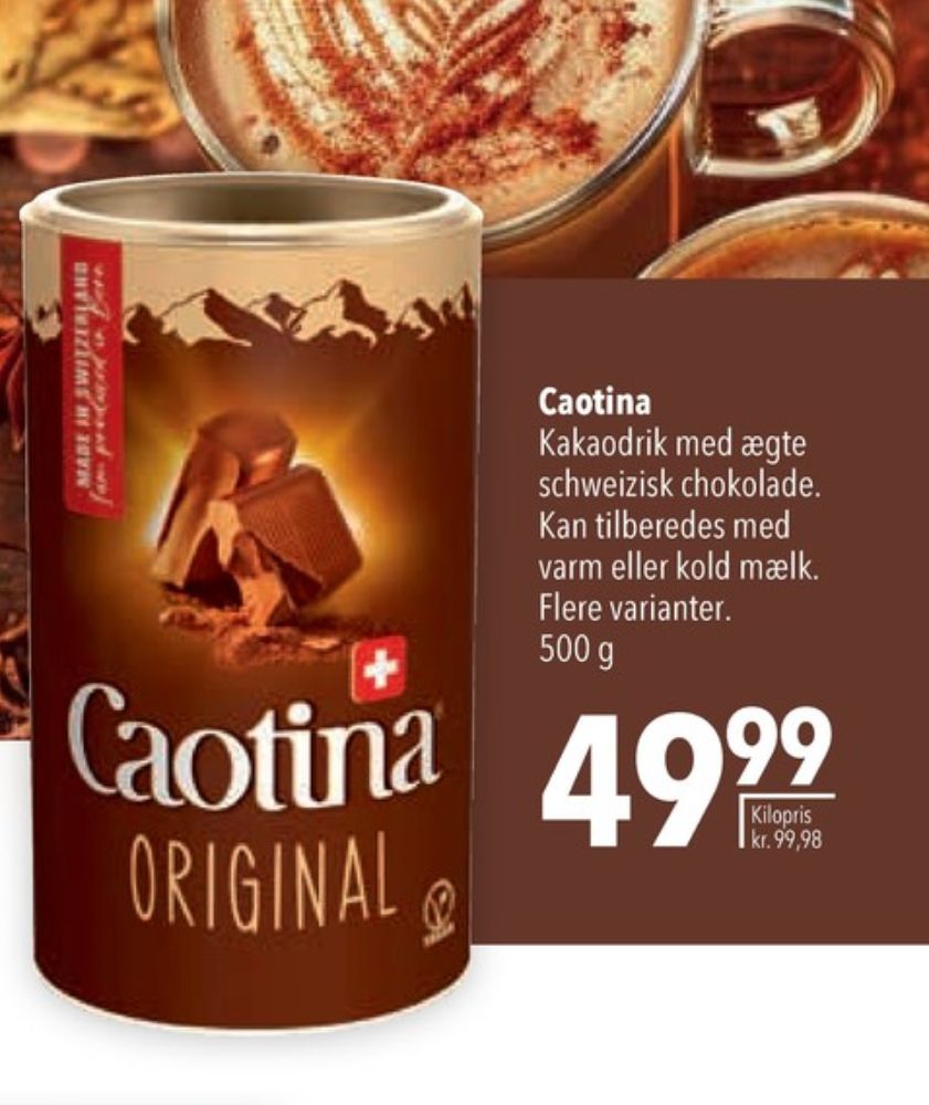 Caotina, Kakaodrikspulver