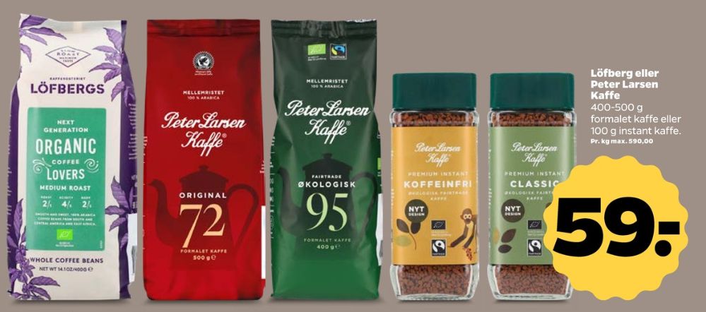 Peter Larsen Koffeinfri, Instant Kaffe