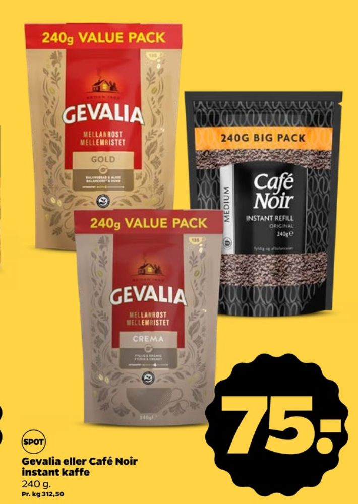 Gevalia Crema, Instant Kaffe