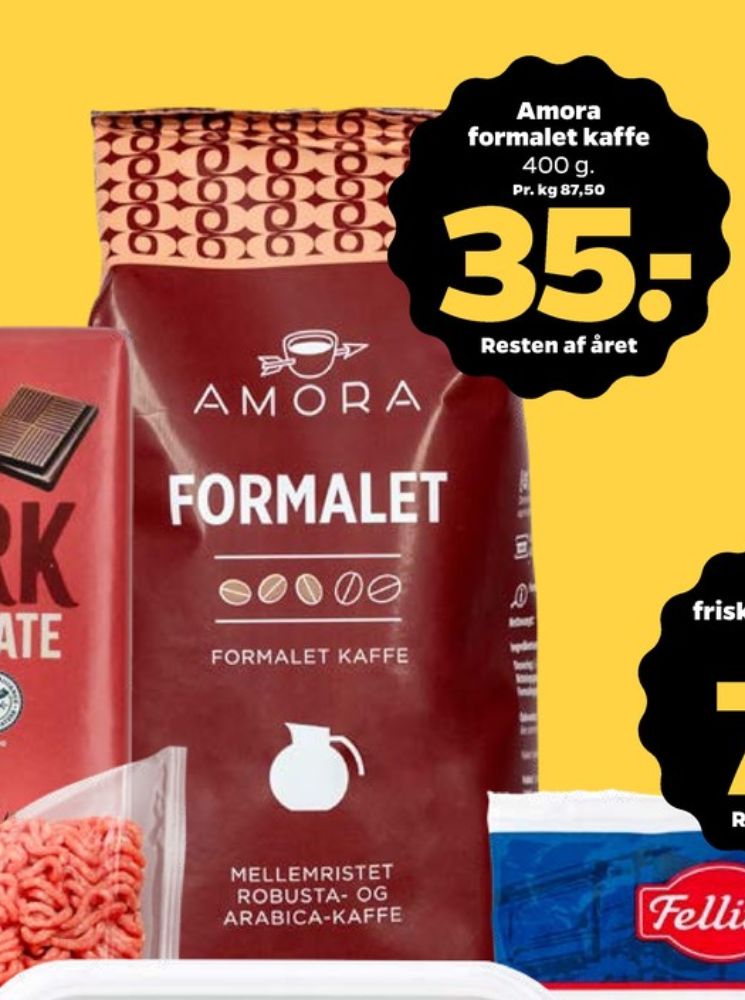 Amora, Kaffe Formalet