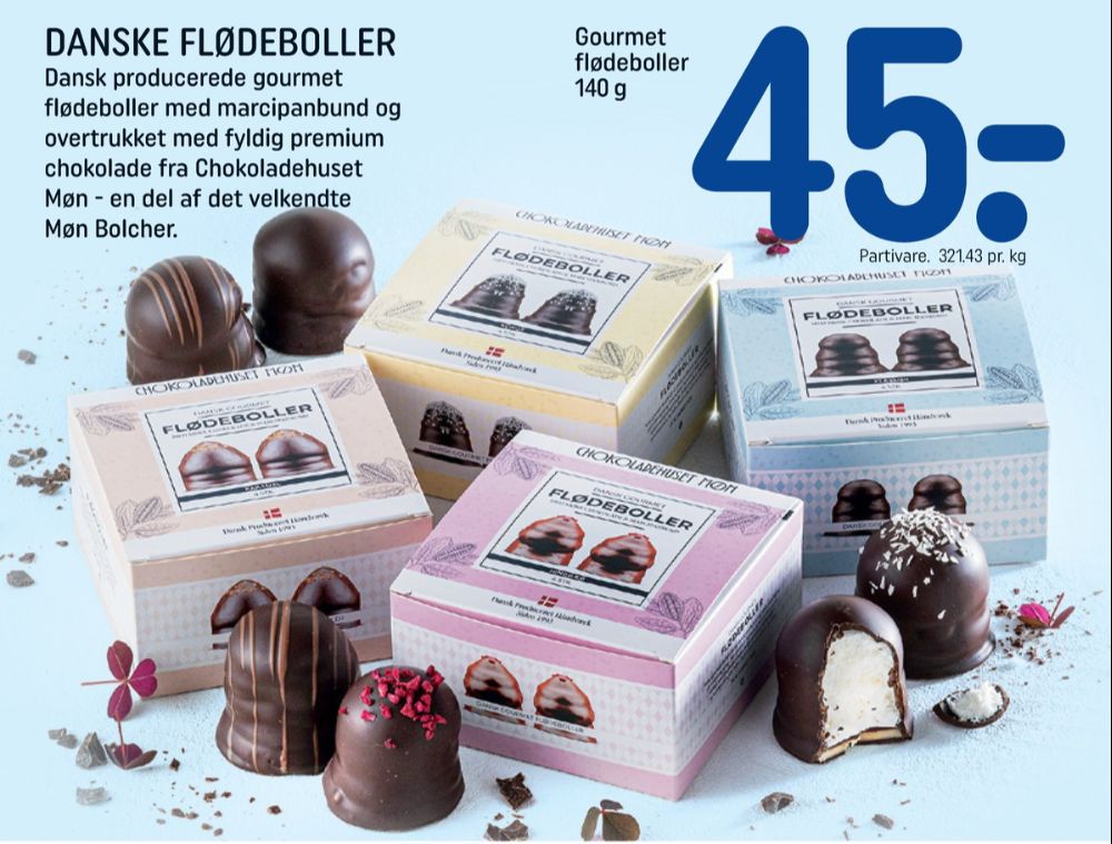 Chokoladehuset Møn, Flødeboller