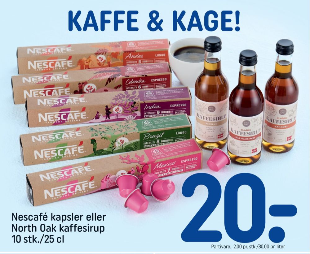 Nescafe Brazil, Kaffekapsler