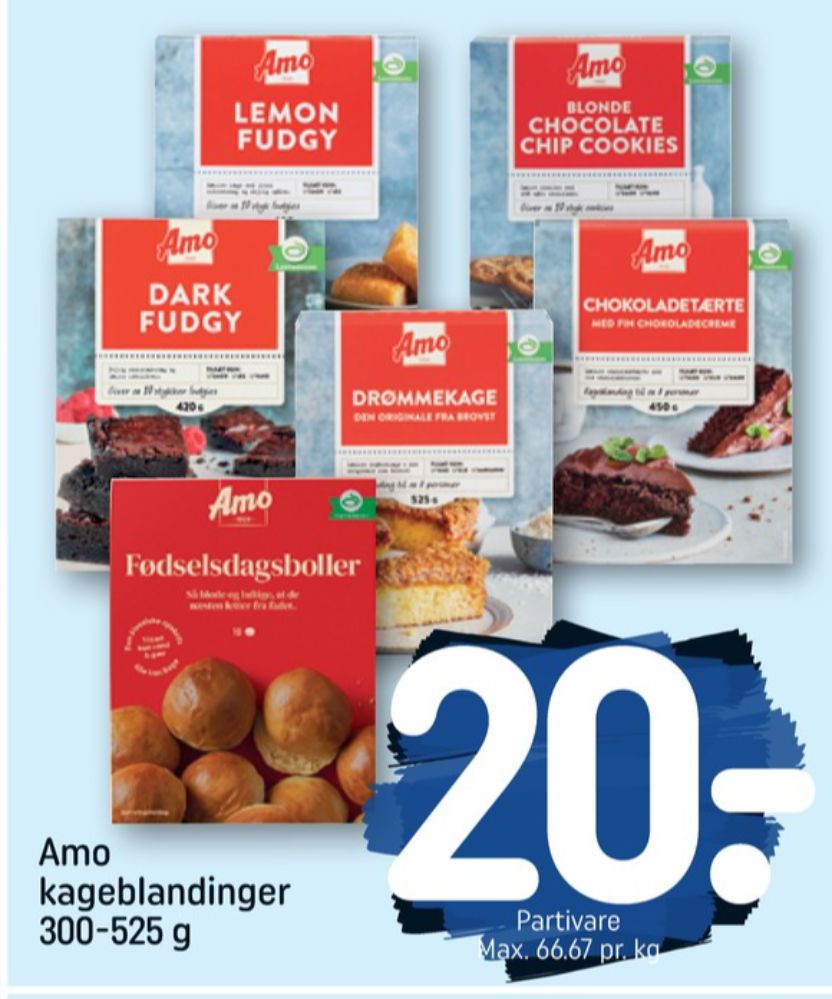 Amo, Chokoladetærteblanding