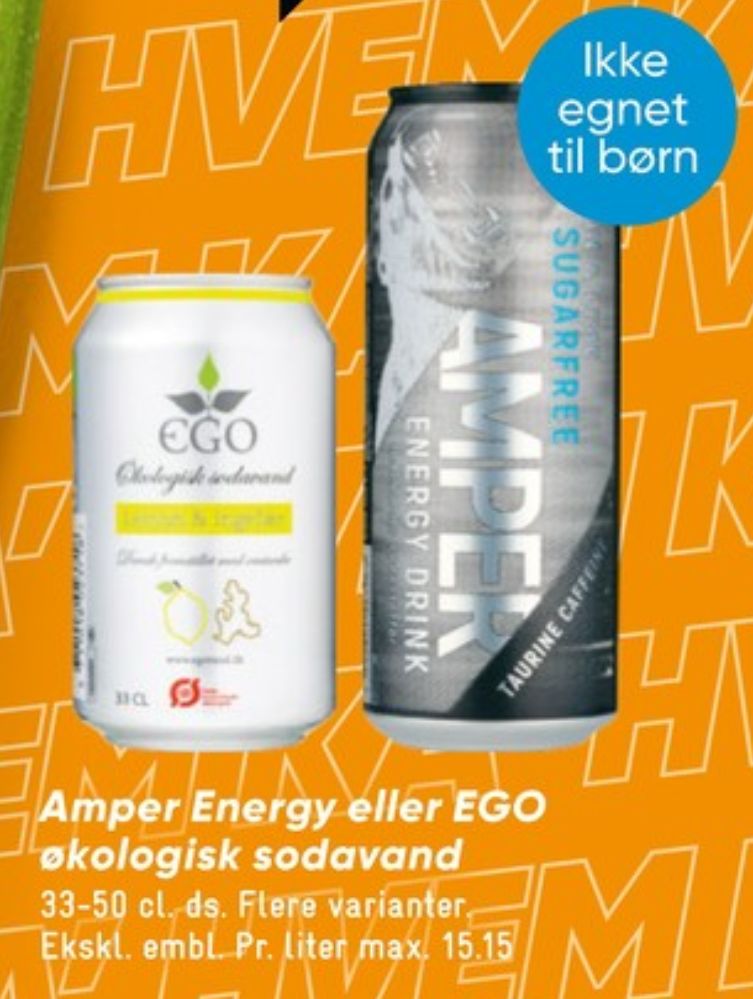 Amper Energy Drink, Energidrik