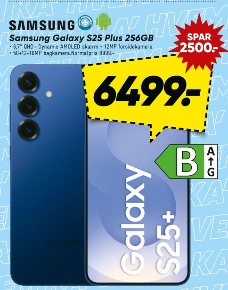 Samsung Galaxy S25 Plus, Mobiltelefon