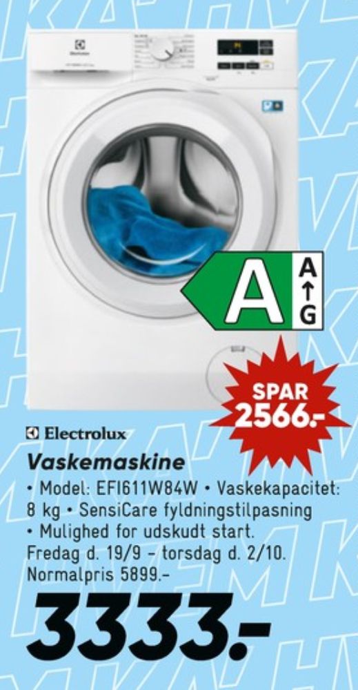 Electrolux, Vaskemaskine