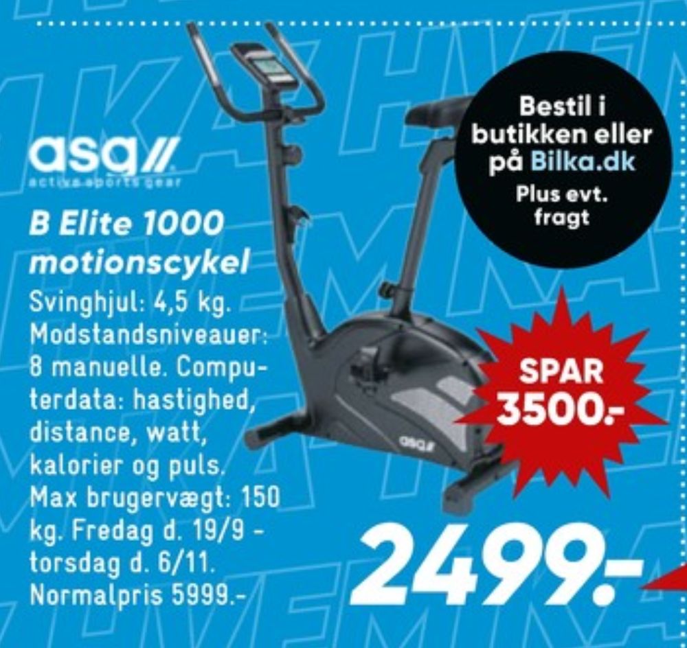 ASG, Motionscykel