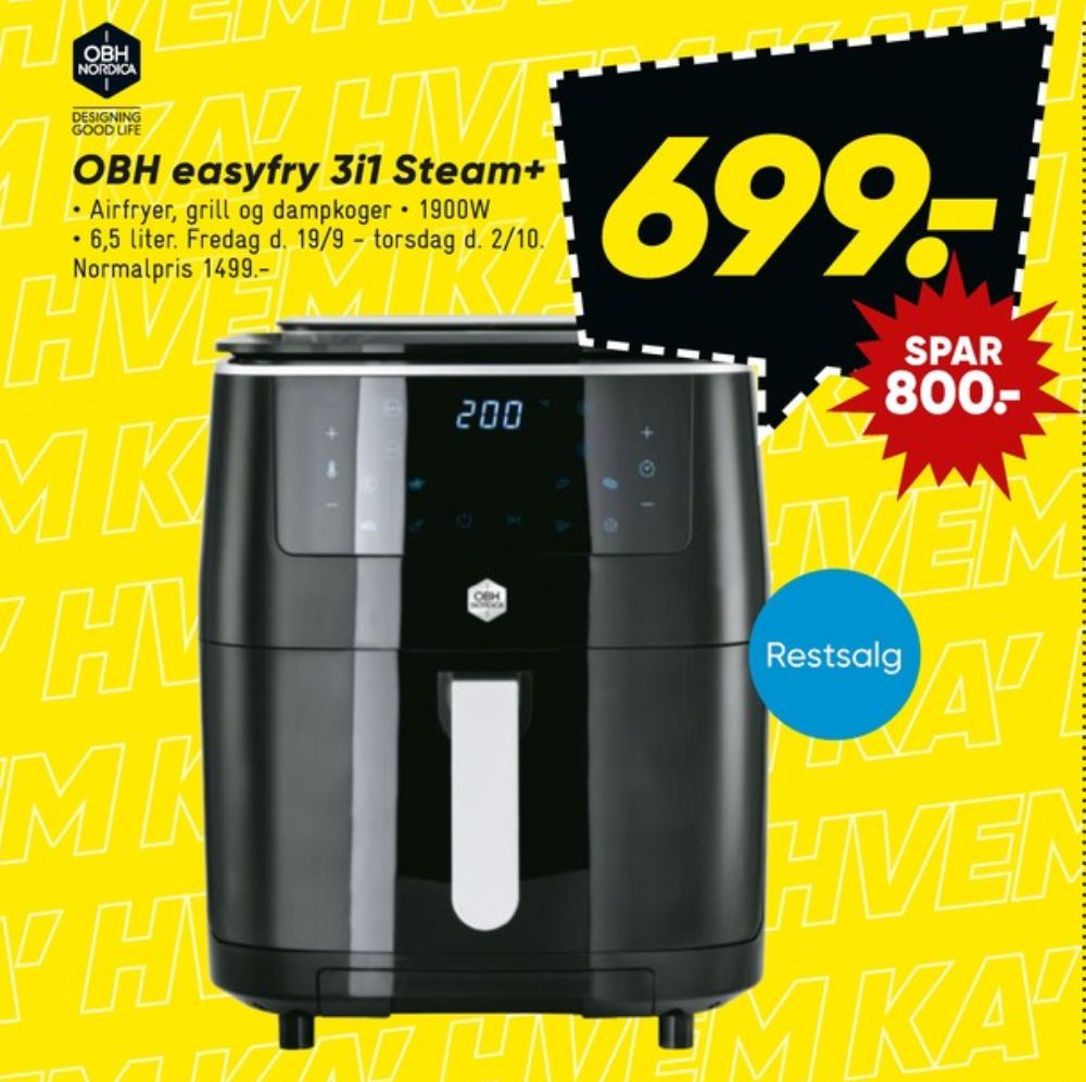 OBH Nordica, Airfryer
