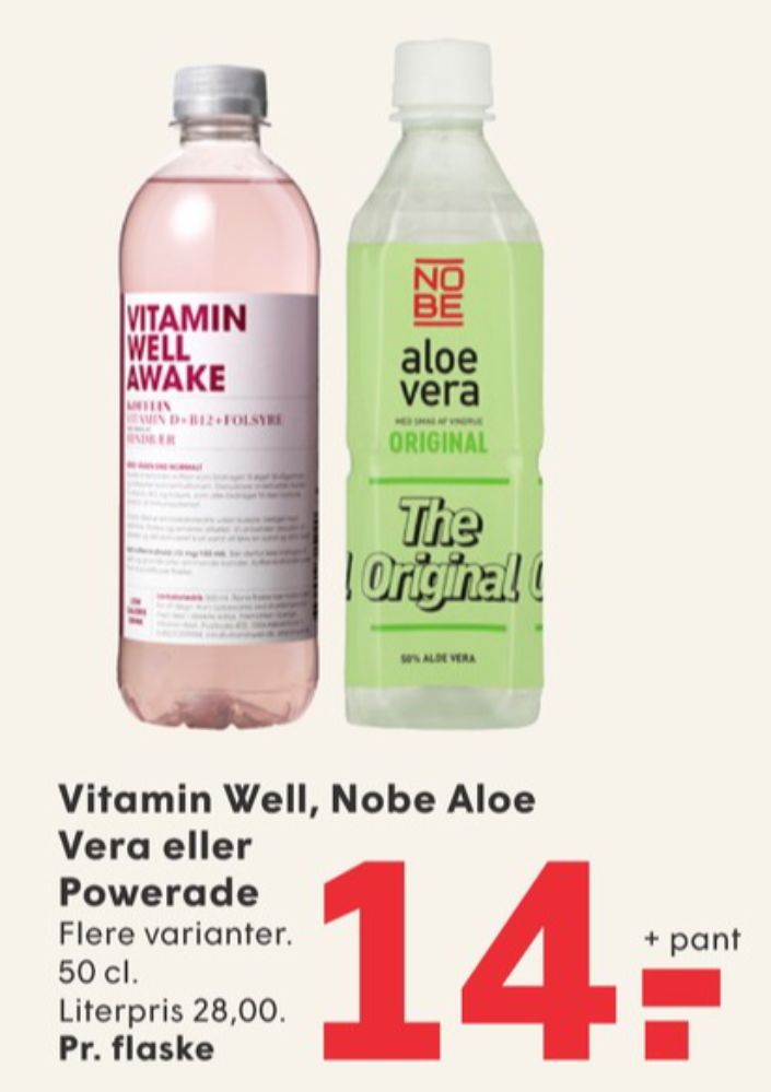 Vitamin Well Awake Hindbær, Vitamindrik