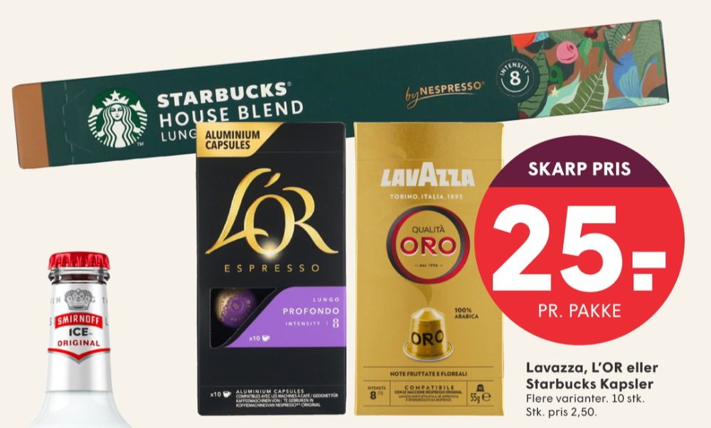 LOR Espresso Lungo Profondo, Kaffekapsler
