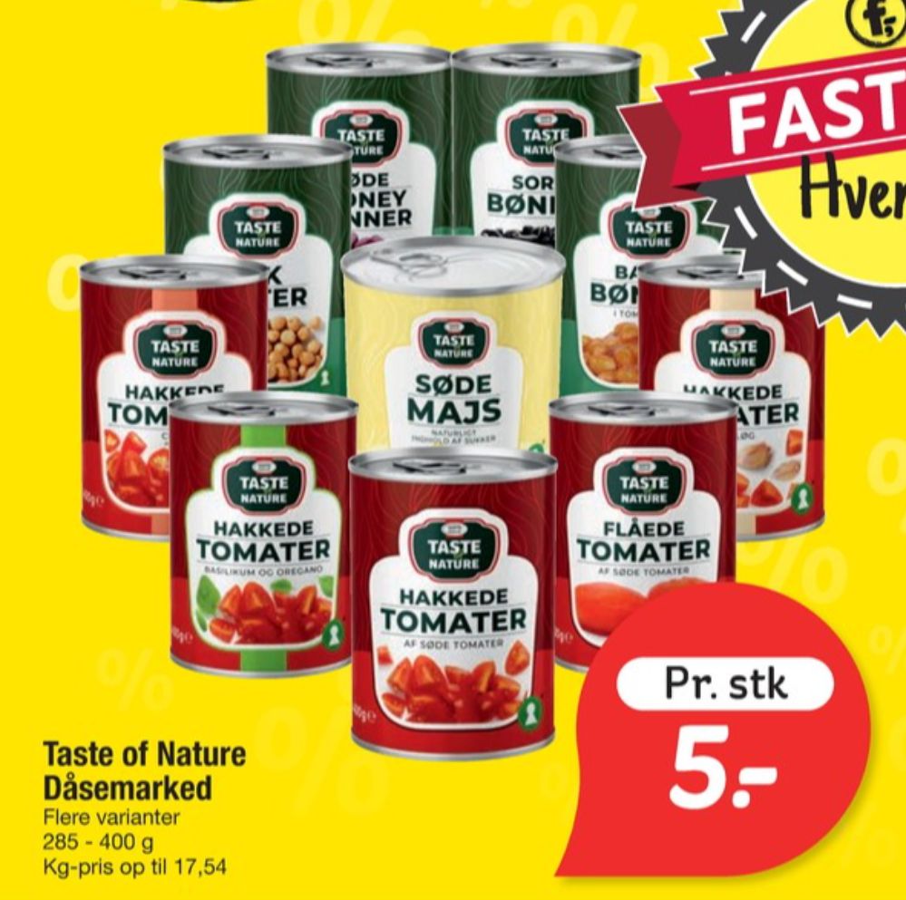Taste of Nature, Kikærter