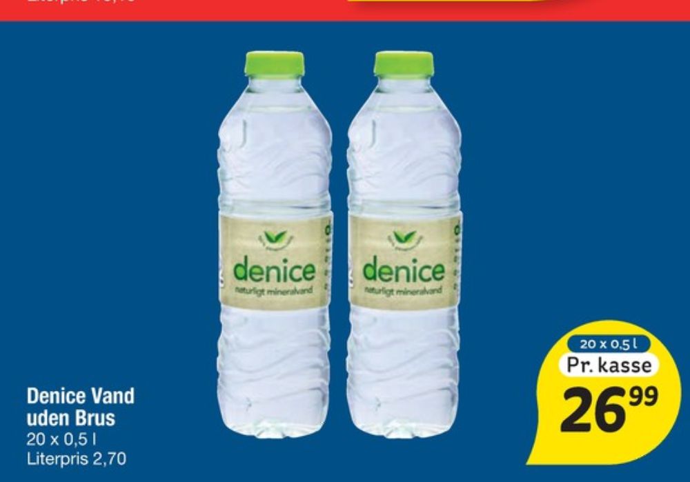 Denice, Kildevand 20 pk.