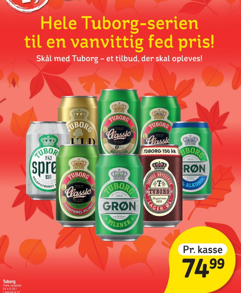 Tuborg Grøn, Øl 24 pk.