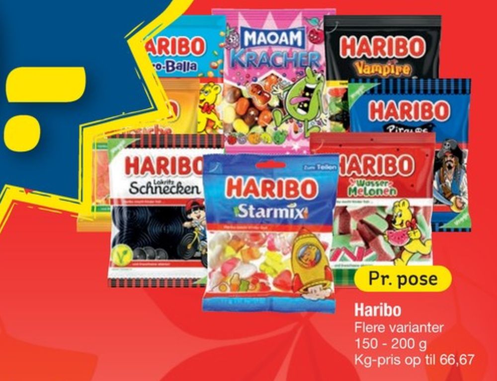 Haribo Starmix, Slikposer