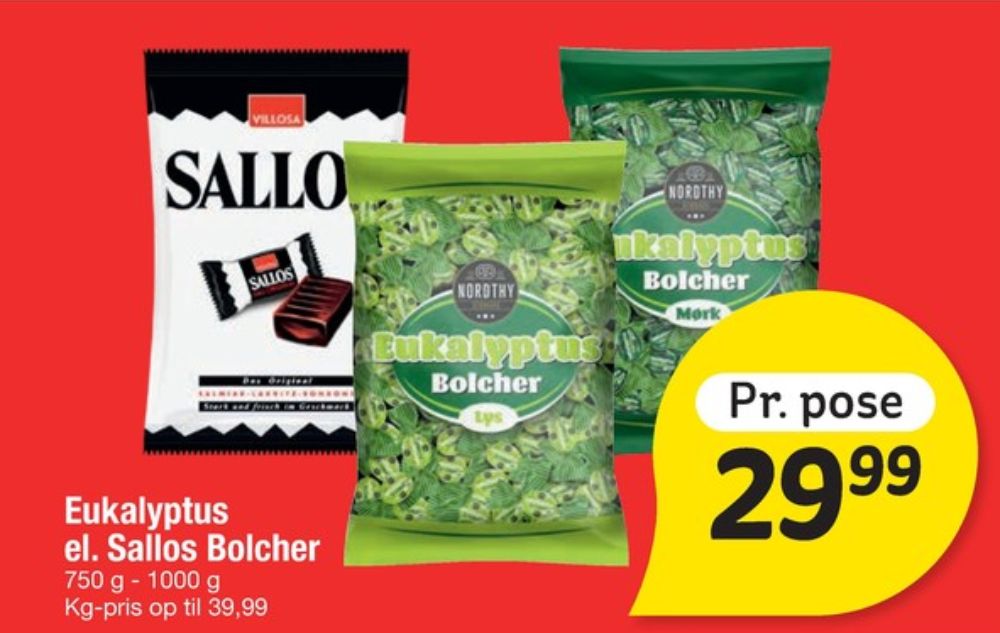 Trimex Euka Menthol , Bolsjer Lys menthol