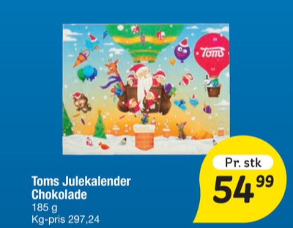 Toms, Julekalender