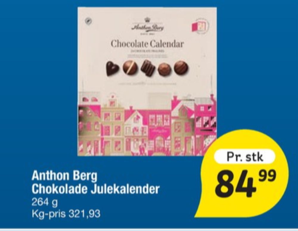 Anthon Berg, Julekalender
