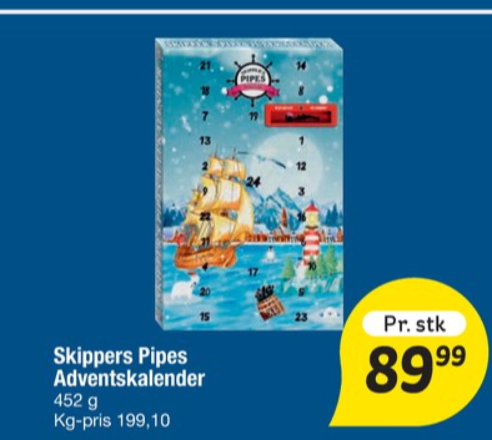 Skippers Pipes, Julekalender