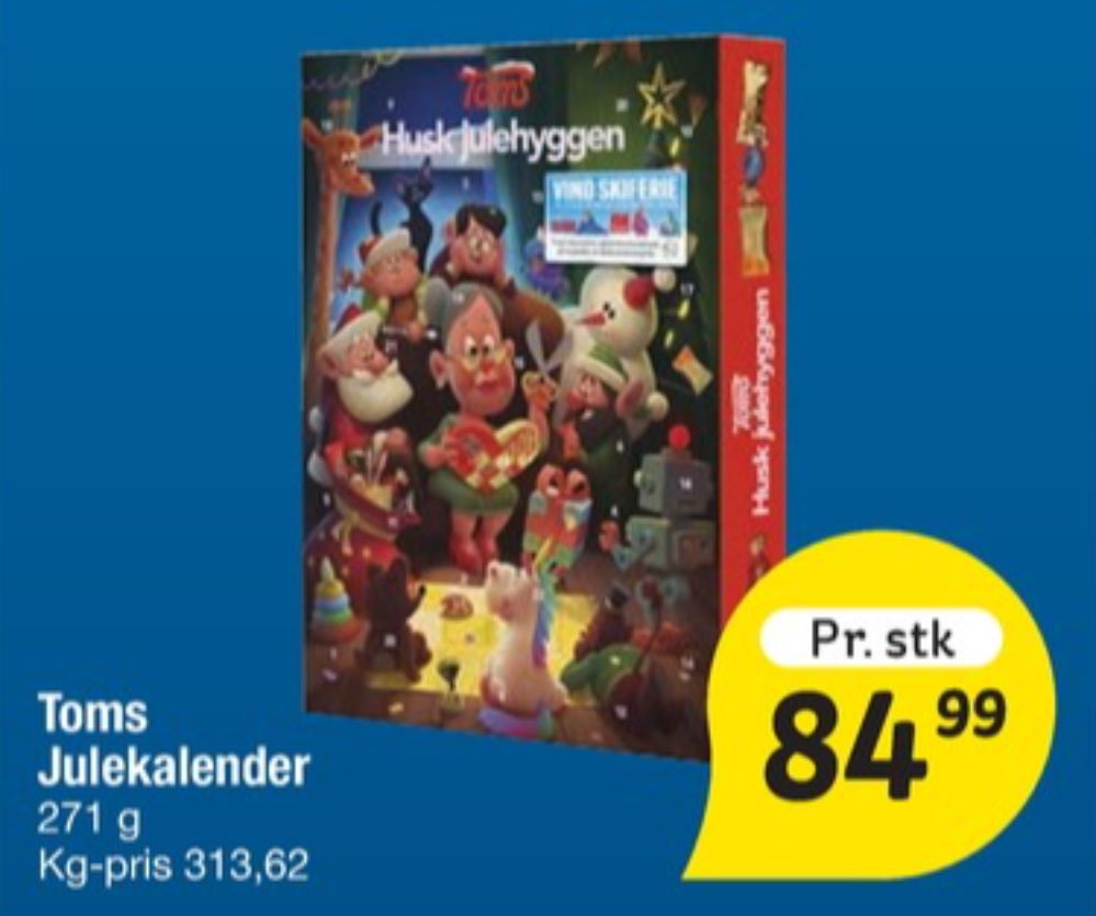 Toms, Julekalender