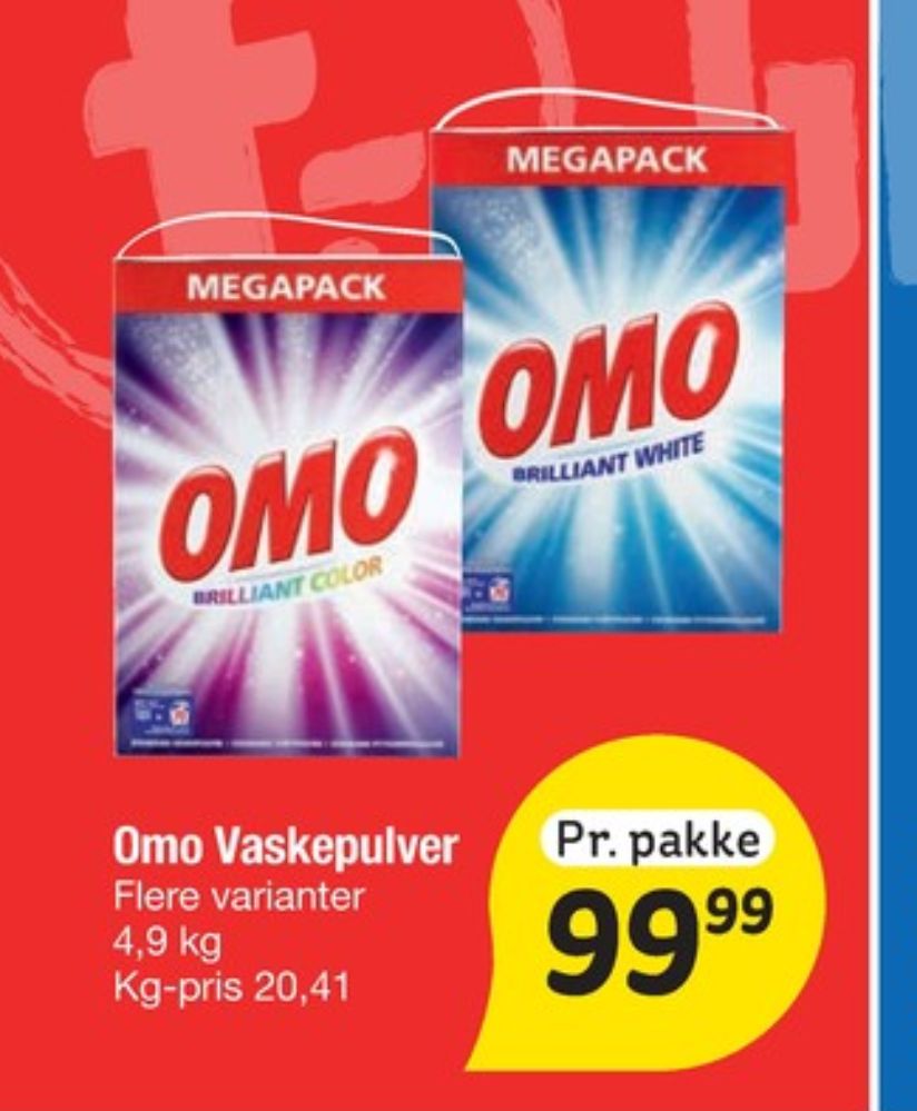 Omo, Vaskepulver