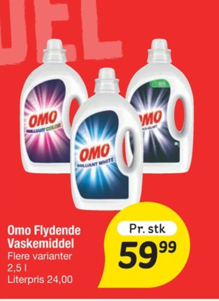 Omo, Vaskemiddel-flydende