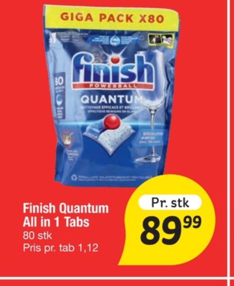 Finish, Maskinopvask-tabs