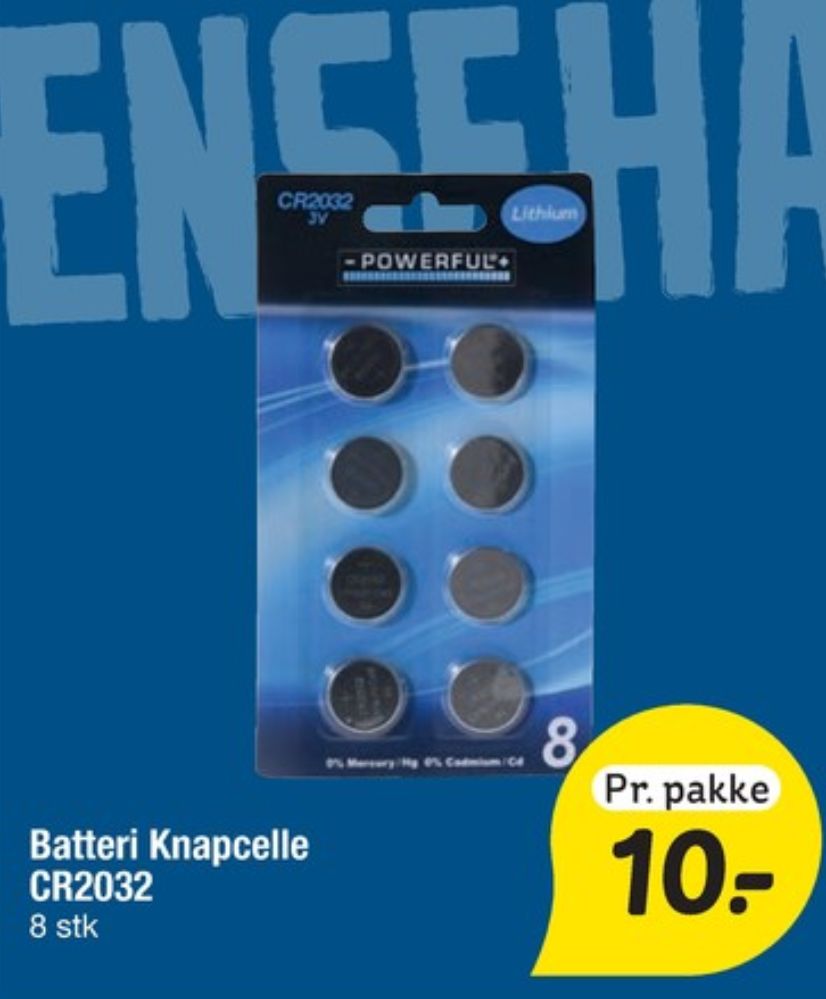 Batterier