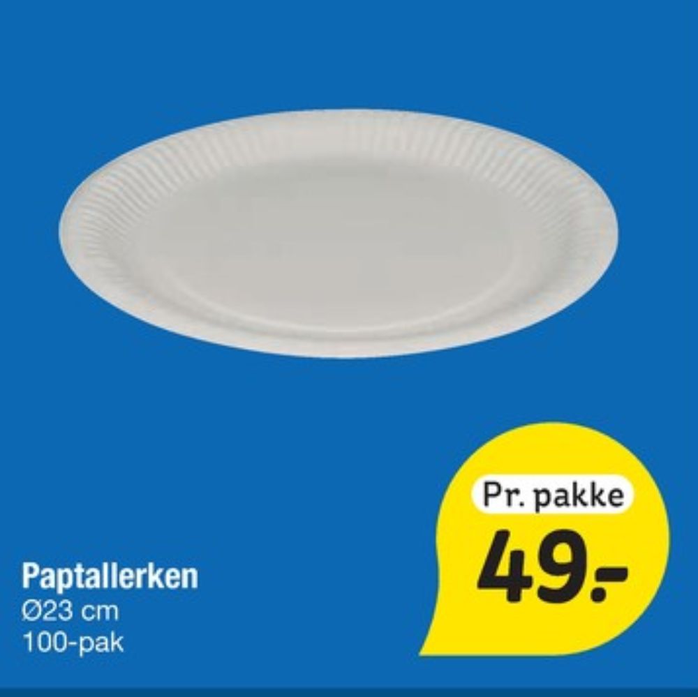 Engangstallerkner