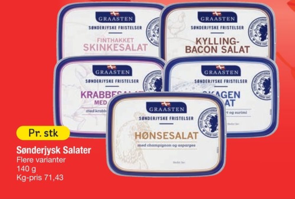 Graasten Sønderjyske Fristelser, Kylling & Baconsalat