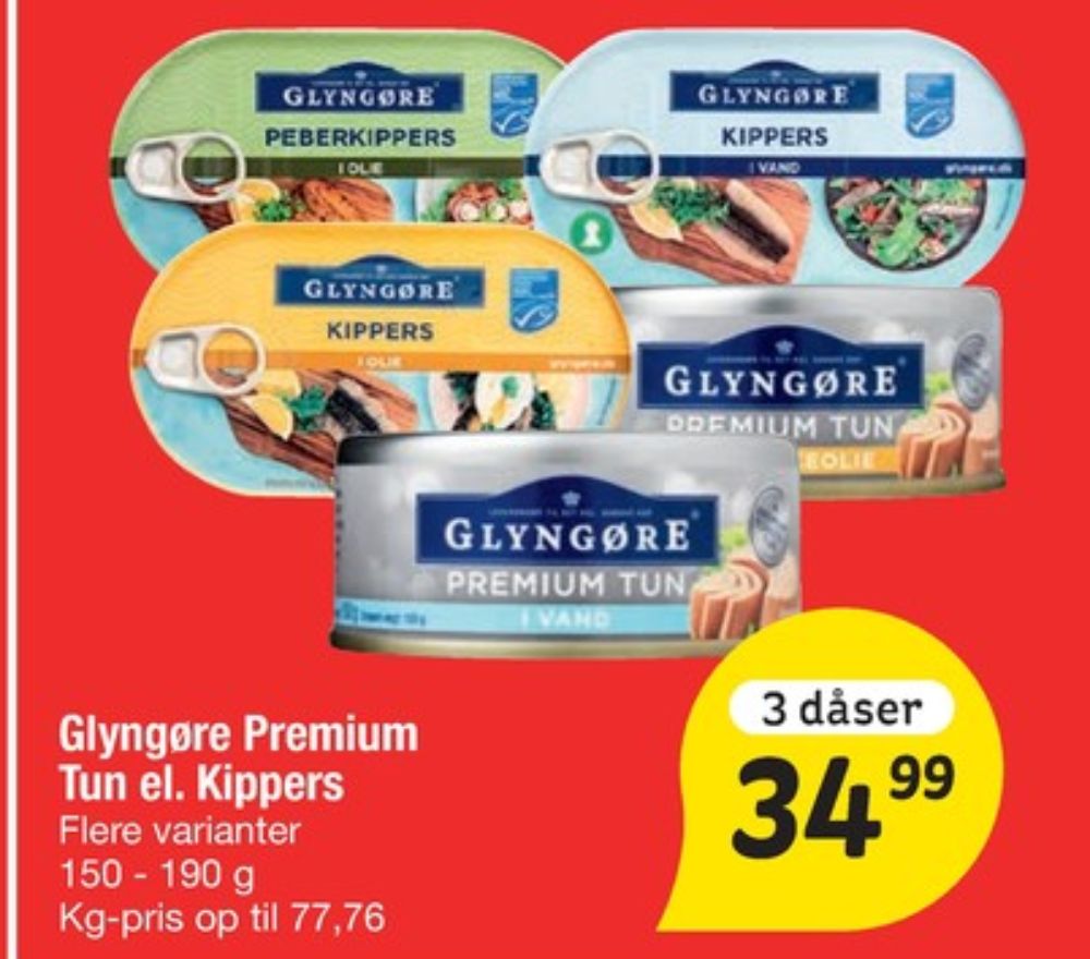 Glyngøre, Tun i solsikkeolie