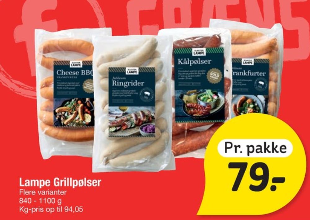 Slagter Lampe, Ringriderpølser