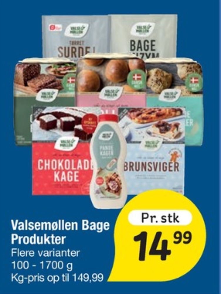 Valsemøllen, Bolleblanding