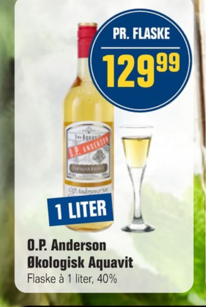 OP Anderson, Akvavit