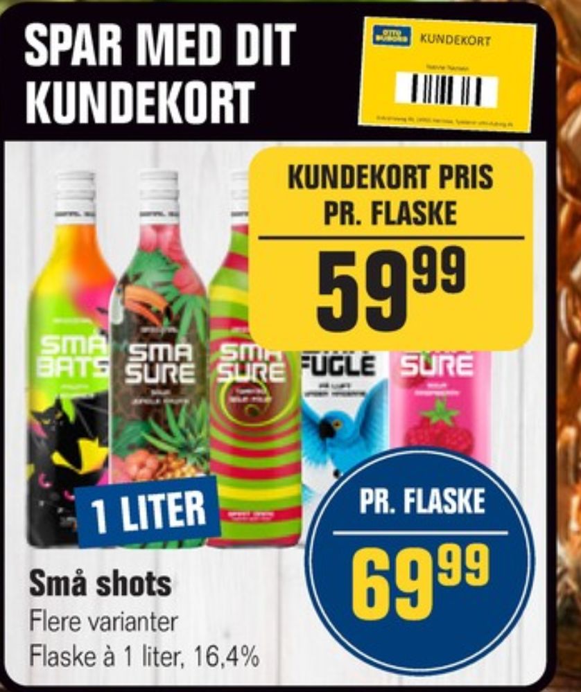 Små Bats, Shots