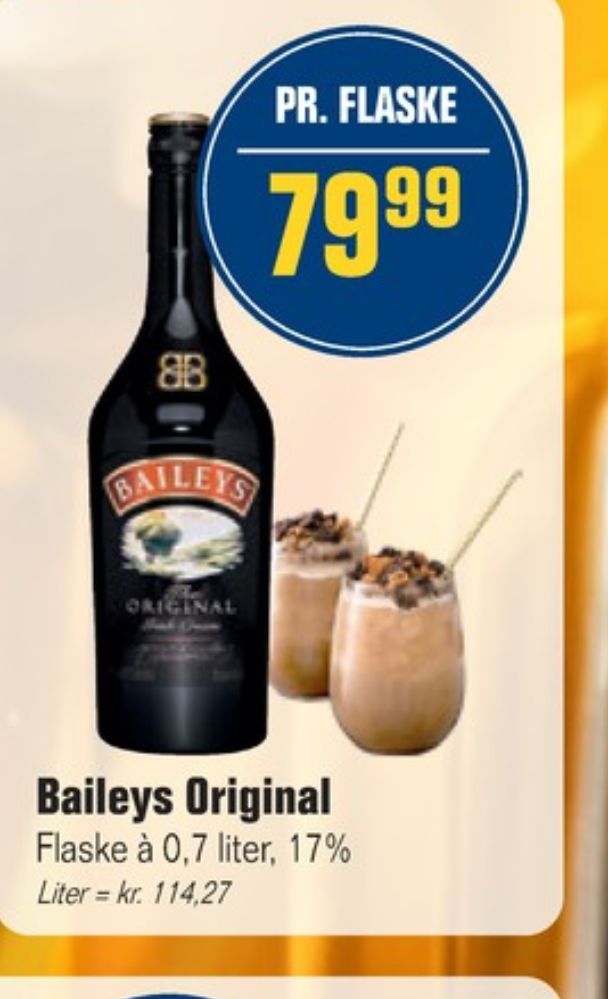 Baileys Original, Likør