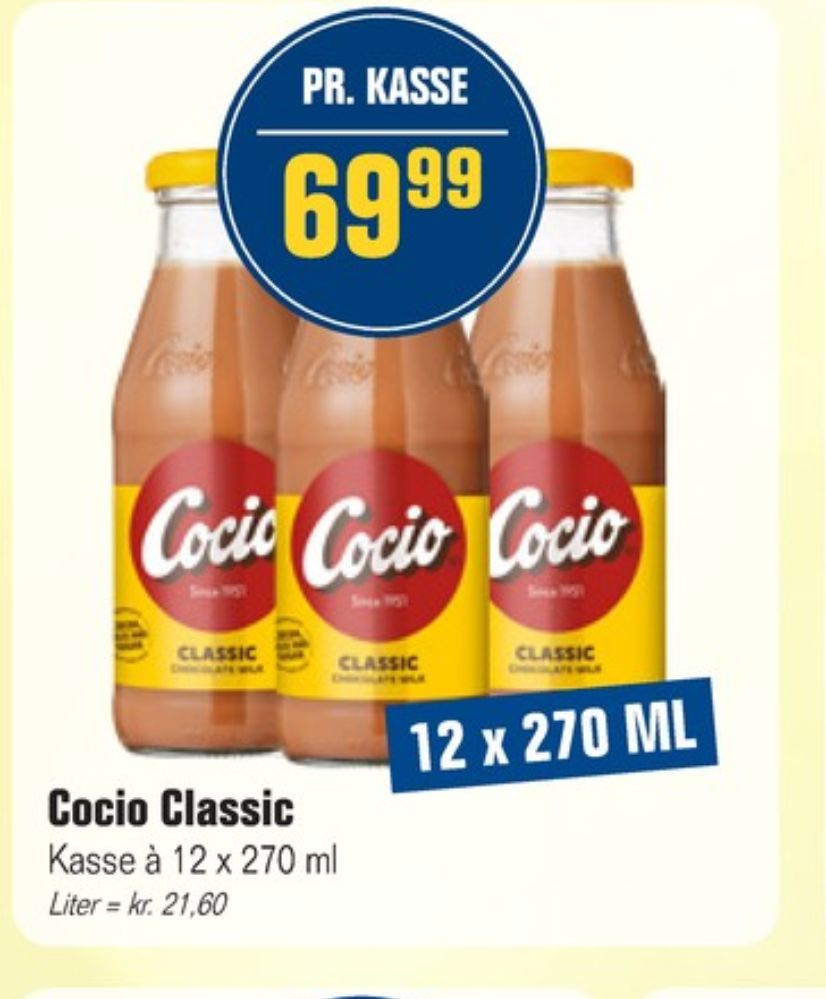 Cocio, Chokolademælk Classic 12 pk.